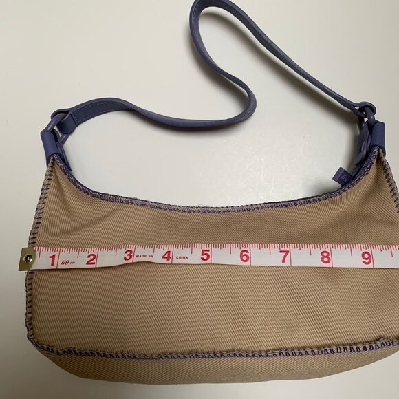 Vintage Y2K UGG Canvas and Purple Leather Trim Shoulder Bag - Picture 7 of 7